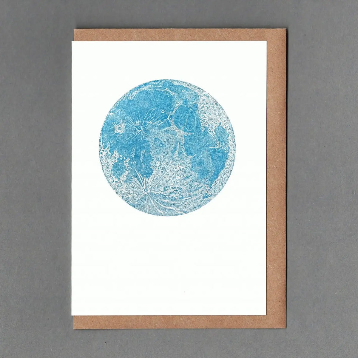 Moon greetings card