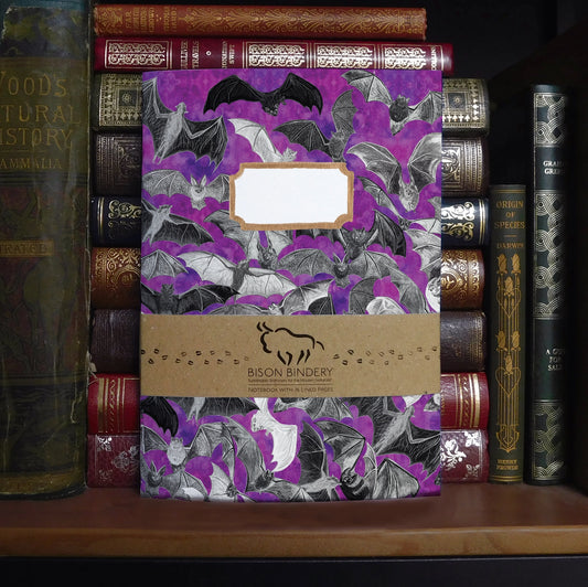 Bats lined notebook