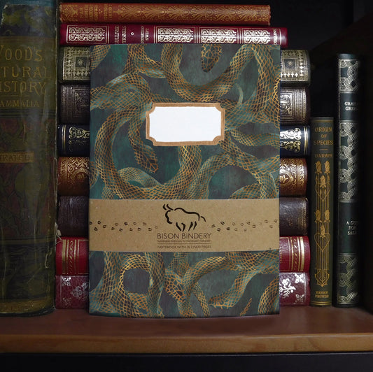 Snakes lined notebook