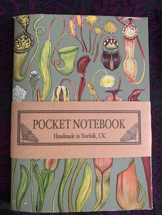 Carnivorous Plants blank pocket notebook