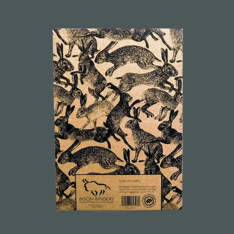 Hares blank sketchbook