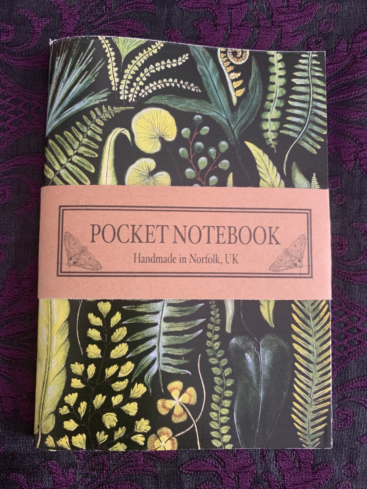 Ferns blank pocket notebook