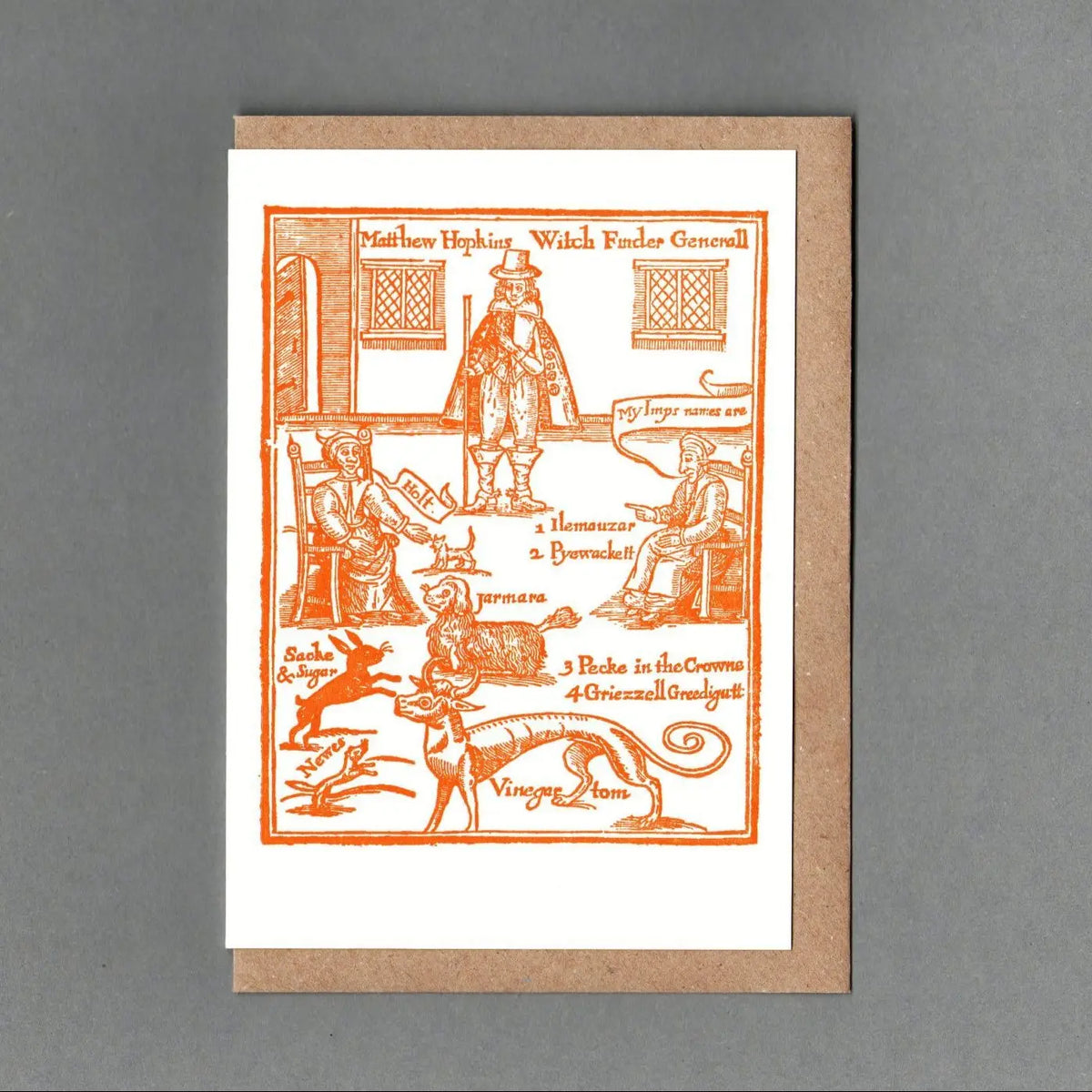 Witchfinder greetings card