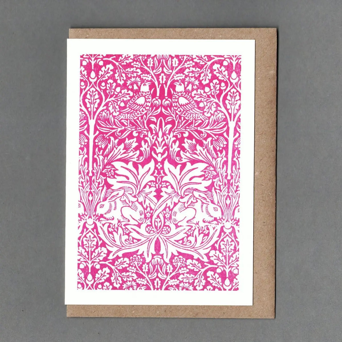 William Morris Brother Rabbit Print greetings card